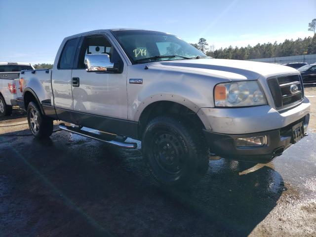 1FTPX04565KC87873 - 2005 FORD F150 SILVER photo 4