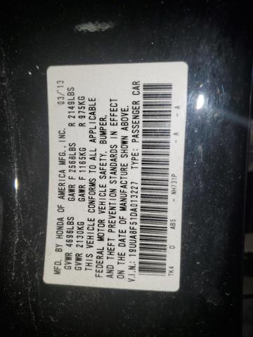 19UUA8F51DA013227 - 2013 ACURA TL TECH BLACK photo 12