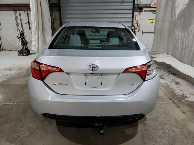 2T1BURHEXHC748838 - 2017 TOYOTA COROLLA L SILVER photo 6