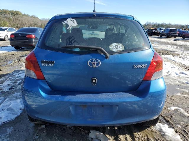 JTDJT903595257049 - 2009 TOYOTA YARIS BLUE photo 6