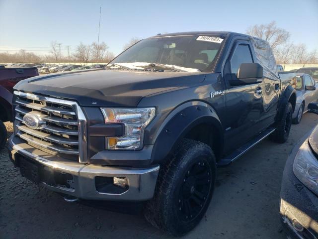 1FTEW1EG0HKC05298 - 2017 FORD F150 SUPER BLACK photo 1