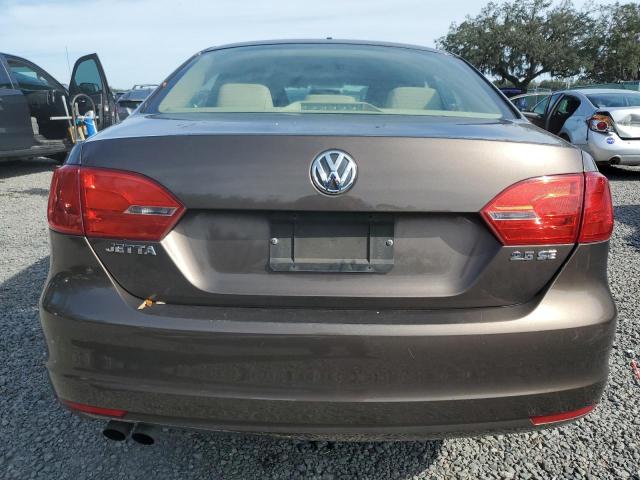 3VWDX7AJ3BM021807 - 2011 VOLKSWAGEN JETTA SE BROWN photo 6