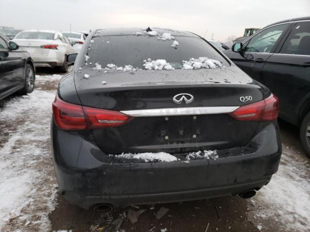 JN1EV7AP8JM361047 - 2018 INFINITI Q50 LUXE BLACK photo 6