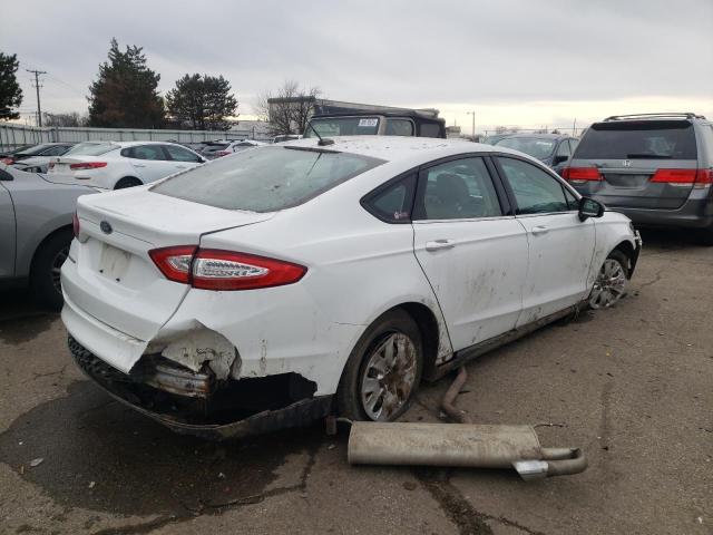 3FA6P0G73DR340585 - 2013 FORD FUSION HYB S WHITE photo 3