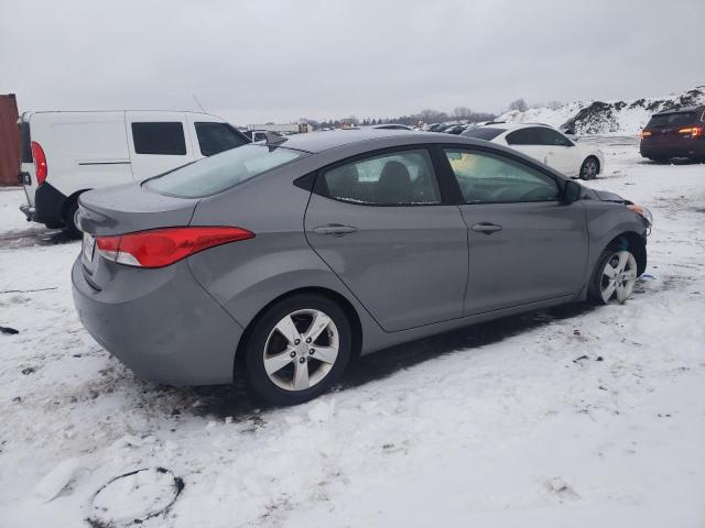 5NPDH4AE7DH335423 - 2013 HYUNDAI ELANTRA GLS GRAY photo 3