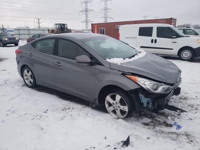 5NPDH4AE7DH335423 - 2013 HYUNDAI ELANTRA GLS GRAY photo 4