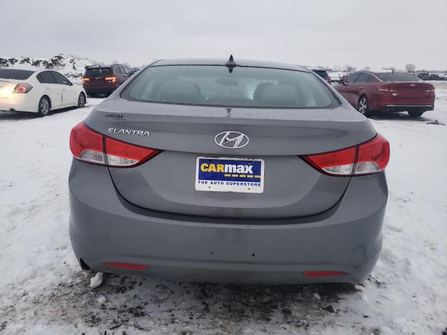 5NPDH4AE7DH335423 - 2013 HYUNDAI ELANTRA GLS GRAY photo 6