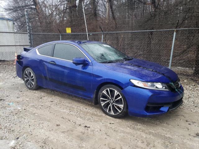 1HGCT1B81HA009763 - 2017 HONDA ACCORD EXL BLUE photo 4