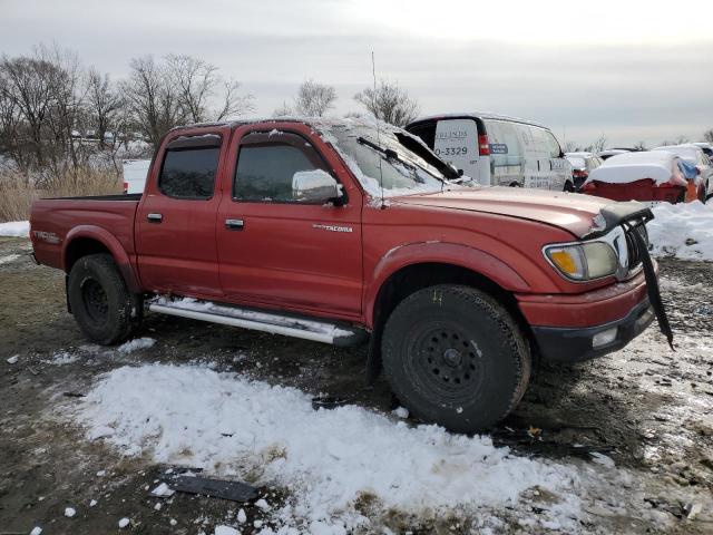 5TEHN72NX2Z100101 - 2002 TOYOTA TACOMA DOUBLE CAB BURGUNDY photo 4