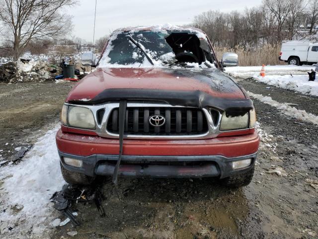 5TEHN72NX2Z100101 - 2002 TOYOTA TACOMA DOUBLE CAB BURGUNDY photo 5