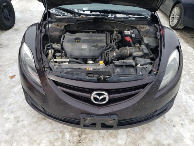 1YVHZ8BH6B5M27631 - 2011 MAZDA 6 I PURPLE photo 11