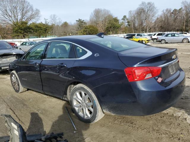 2G1105S31H9115483 - 2017 CHEVROLET IMPALA LT BLUE photo 2