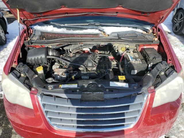 2A8HR54PX8R736743 - 2008 CHRYSLER TOWN & COU TOURING RED photo 12