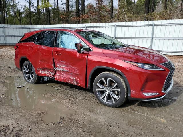 JTJHZKEA9N2027227 - 2022 LEXUS RX 350 L RED photo 4