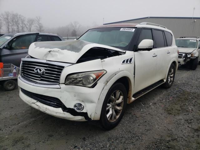 JN8AZ2NE0D9040921 - 2013 INFINITI QX56 WHITE photo 1