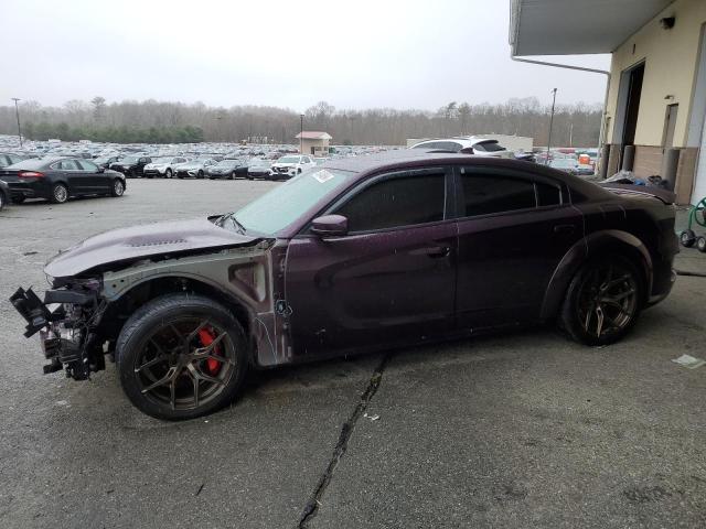 2C3CDXL94NH180854 - 2022 DODGE CHARGER SRT HELLCAT PURPLE photo 1