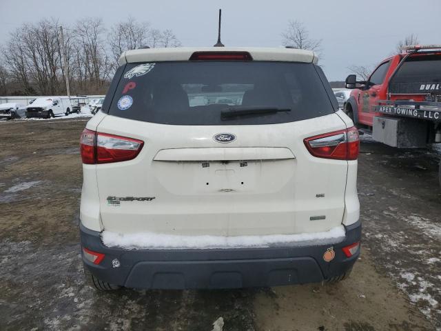 MAJ3S2GE7KC257054 - 2019 FORD ECOSPORT SE WHITE photo 6