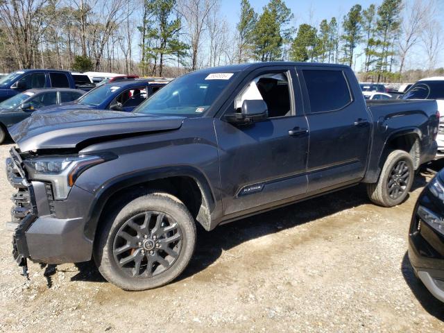 5TFNA5DB2PX106821 - 2023 TOYOTA TUNDRA CREWMAX PLATINUM GRAY photo 1