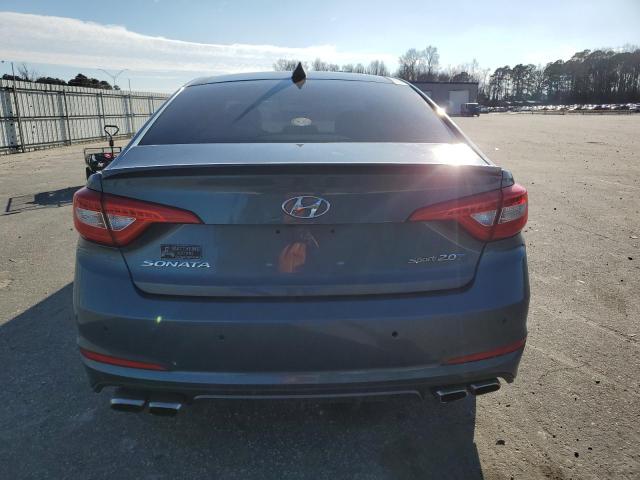 5NPE34AB5FH081318 - 2015 HYUNDAI SONATA SPORT BLUE photo 6