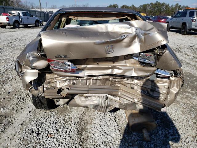 1HGCM56445A078955 - 2005 HONDA ACCORD LX BEIGE photo 6