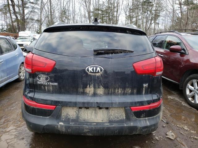 KNDPCCAC5E7639974 - 2014 KIA SPORTAGE EX BLACK photo 6