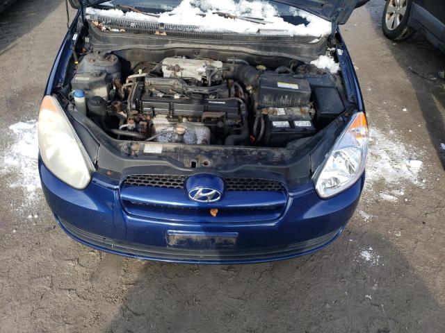 KMHCM36C67U037976 - 2007 HYUNDAI ACCENT GS BLUE photo 11