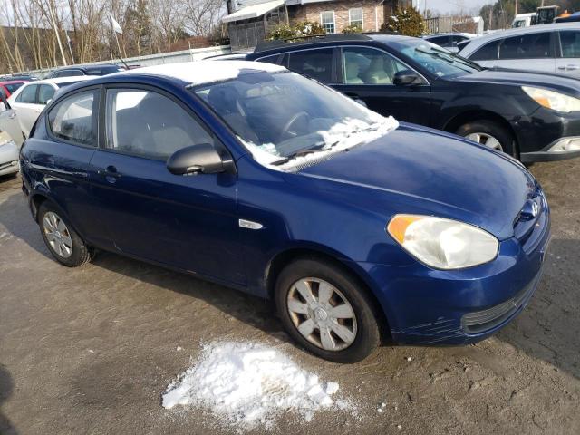 KMHCM36C67U037976 - 2007 HYUNDAI ACCENT GS BLUE photo 4