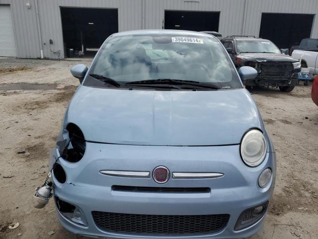 3C3CFFBR8FT528010 - 2015 FIAT 500 SPORT BLUE photo 5