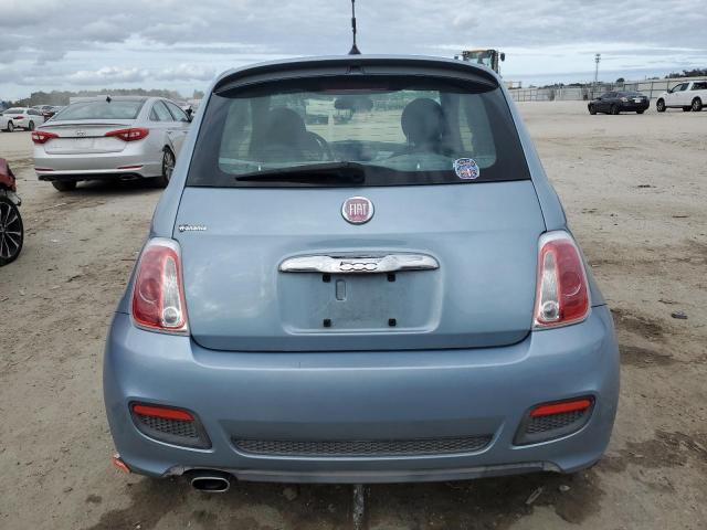 3C3CFFBR8FT528010 - 2015 FIAT 500 SPORT BLUE photo 6