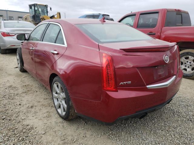 1G6AC5SX6D0125077 - 2013 CADILLAC ATS PERFORMANCE RED photo 2