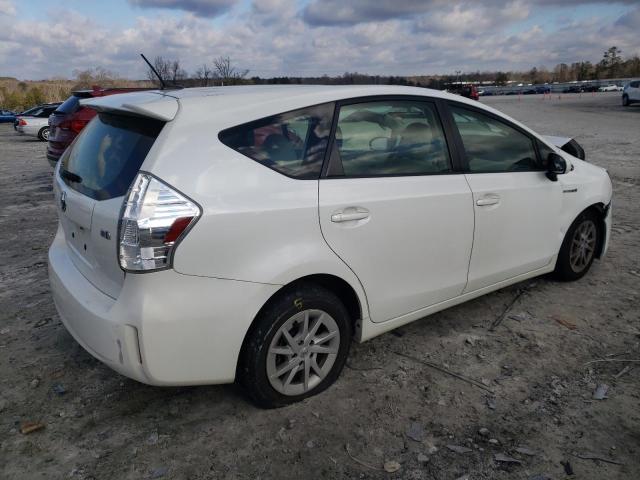 JTDZN3EU4D3220400 - 2013 TOYOTA PRIUS V WHITE photo 3