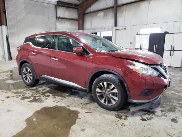 5N1AZ2MH3HN187394 - 2017 NISSAN MURANO S RED photo 4