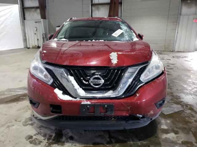 5N1AZ2MH3HN187394 - 2017 NISSAN MURANO S RED photo 5