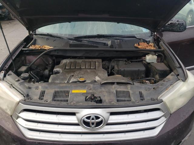 5TDBK3EH5CS158693 - 2012 TOYOTA HIGHLANDER BASE Bordeaux photo 12