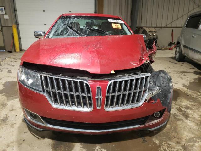 3LNHL2JC9AR632829 - 2010 LINCOLN MKZ RED photo 5