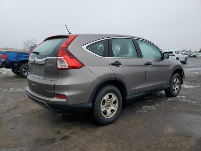 5J6RM4H32FL026926 - 2015 HONDA CR-V LX GRAY photo 3