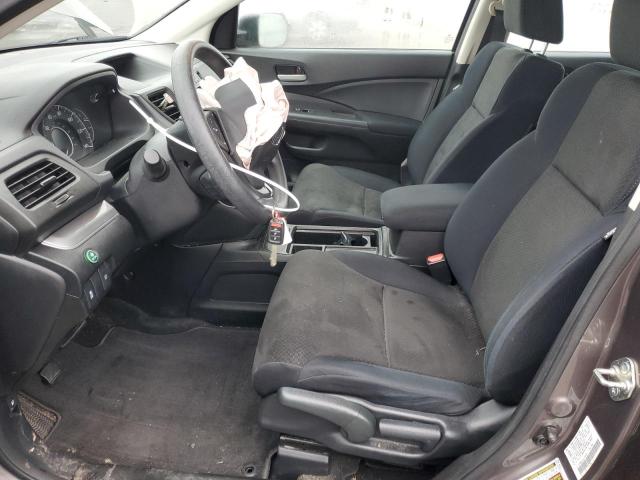 5J6RM4H32FL026926 - 2015 HONDA CR-V LX GRAY photo 7