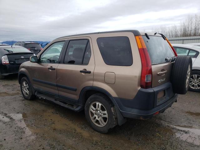 JHLRD78822C091646 - 2002 HONDA CR-V EX TAN photo 2