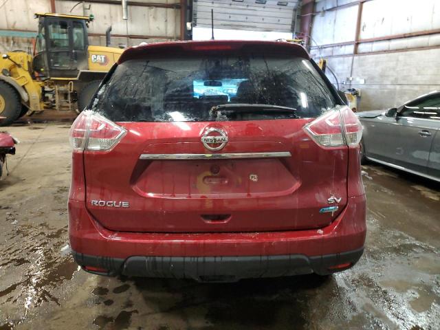 5N1AT2MT6EC818958 - 2014 NISSAN ROGUE S RED photo 6