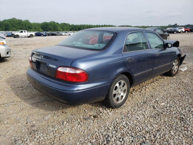 1YVGF22C325273336 - 2002 MAZDA 626 LX BLUE photo 4