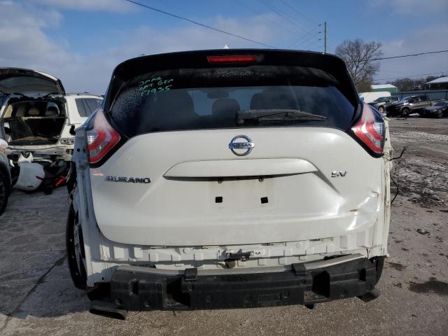 5N1AZ2MG5FN216155 - 2015 NISSAN MURANO S WHITE photo 6