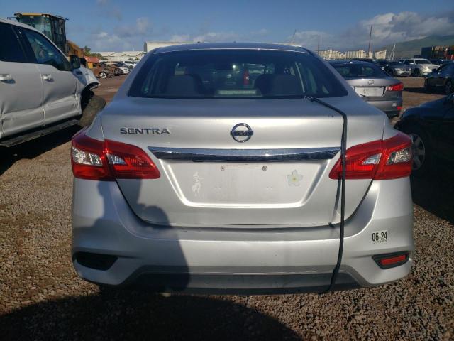 3N1AB7APXJY245076 - 2018 NISSAN SENTRA S SILVER photo 6