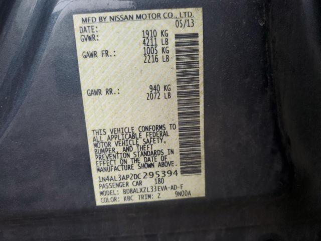 1N4AL3AP2DC295394 - 2013 NISSAN ALTIMA 2.5 GRAY photo 13