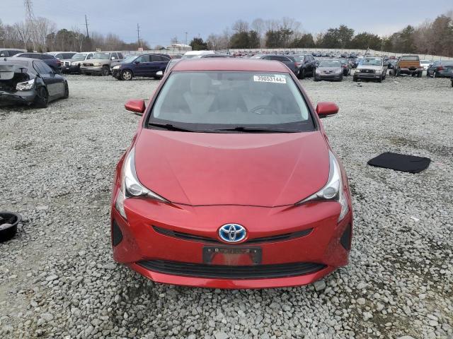 JTDKARFUXG3523670 - 2016 TOYOTA PRIUS RED photo 5