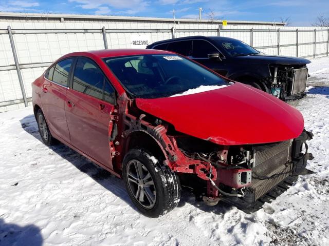 1G1BE5SMXH7219311 - 2017 CHEVROLET CRUZE LT RED photo 4