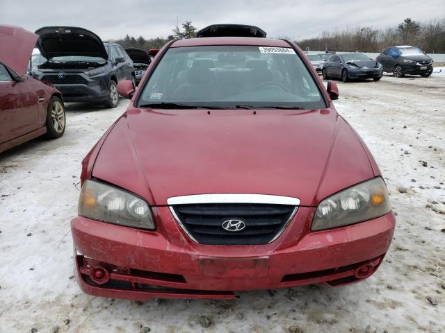 KMHDN46D06U309761 - 2006 HYUNDAI ELANTRA GLS RED photo 5