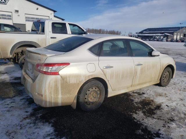 3N1AB7AP2EL608859 - 2014 NISSAN SENTRA S WHITE photo 3