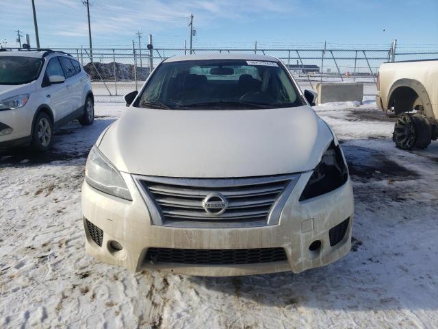 3N1AB7AP2EL608859 - 2014 NISSAN SENTRA S WHITE photo 5