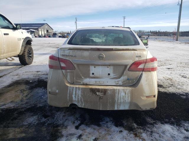 3N1AB7AP2EL608859 - 2014 NISSAN SENTRA S WHITE photo 6