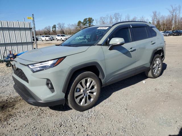 2T3C1RFV8NW190988 - 2022 TOYOTA RAV4 XLE PREMIUM GRAY photo 1